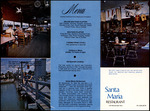 Menu Postcard, Santa Maria Restaurant, St. Augustine, Florida, circa 1990s