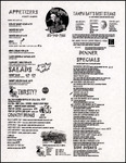 Menu, Hot Rod's BBQ, Lutz, Florida, circa 2000