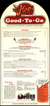 To-Go Menu, Hops Grill and Bar, Tampa, Florida, October 1995