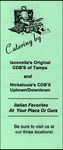 Catering Menu, CDB's Italian Restaurants, Tampa, Florida, circa 2000 by CDB's Italian Restaurant