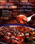 Menu, Rio Bravo Cantina, Tampa, Florida, circa 2000