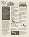 Newsletter, Tampa Theatre Events, September 1985 by Tampa Theatre and Arts Council of Hillsborough County