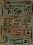 United Markets- Ybor City Specials Flyer, June 9-11, 1952