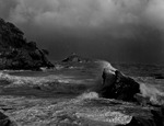 A storm on the Devonshire coast by Allan D. Cruickshank