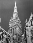 The Salisbury Cathedral spire