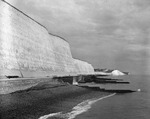 The chalk cliffs on the road to Dover