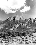 The Chisos Mountains in Big Bend National Park by Allan D. Cruickshank
