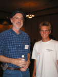 Peter Merritt and Andy Bankert smile for a photo during a Florida Ornithological Society (FOS) meeting in Mount Dora