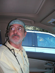 Peter Merritt looks out the window of a vehicle, Leesburg, Florida