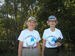 Peggy Powell and Mary Davidson pose for a photo, Leesburg, Florida by Florida Ornithological Society