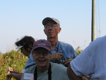 Dot Freeman and other Florida Ornithological Society (FOS) members take part in a birding trip, Leesburg, Florida