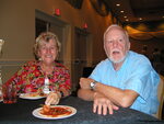 Soo Whiting and Jack Hailman sit together during a Florida Ornithological Society (FOS) meeting in Mount Dora by Florida Ornithological Society
