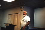 John Douglas speaks at a Florida Ornithological Society spring meeting in Naples