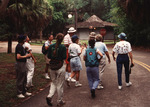 A group of Florida Ornithological Society (FOS) members tours the nature trail of Spanish River Park in Boca Raton by Florida Ornithological Society