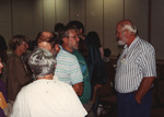 Susan and P. William Smith, John Douglas, and Herb Kale mingle at the 1994 Florida Ornithological Society (FOS) spring meeting