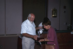 John and Linda Douglas share drinks during the Florida Ornithological Society (FOS) 1994 spring meeting in West Palm Beach