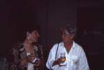 Gail Parsons and Marie Slaney chat at the Florida Ornithological Society (FOS) 1994 spring meeting in West Palm Beach