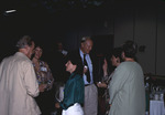Yvonne Hughes and other Florida Ornithological Society (FOS) members mingle at the 1994 spring meeting in West Palm Beach