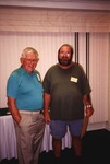 Wes Biggs poses beside another Florida Ornithological Society (FOS) member during a meeting in Jacksonville, Florida