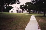 Kingsley Plantation and its paved white walkway sits serenely in Jacksonville, Florida