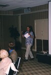 Andy Kratter gives a presentation during a Florida Ornithological Society meeting in Gainesville, Florida