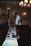 FOS members assess bird skins during a fall meeting in the Bahamas by Florida Ornithological Society