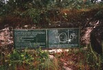 A map in Lucayan National Park illustrates the underwater cave system beneath it by Florida Ornithological Society