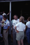 Glen Woolfenden listens to a member speak at the 1993 Florida Ornithological Society (FOS) meeting at Archbold Biological Station
