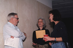 Three guests chat at the 2000 fall Florida Ornithological Society meeting in Tallahassee, Florida by Florida Ornithological Society