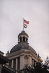 A close-up of the flags at the Old Florida Capitol building in Tallahassee, Florida by Florida Ornithological Society