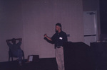 Todd Engstrom speaks during a Florida Ornithological Society meeting in Tallahassee, Florida