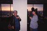 Marie Slaney smiles at the camera while chatting with another guest at the 2000 fall Florida Ornithological Society meeting in Tallahassee, Florida