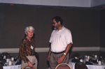 Mary Davidson and Dave Goodwin chat during a Florida Ornithological Society meeting in Tallahassee, Florida by Florida Ornithological Society
