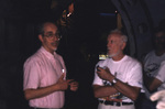 Frank Lohrer and Jack Hailman chat during a Florida Ornithological Society meeting in Titusville, Florida by Florida Ornithological Society