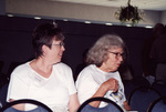 Brenda Rhodes and Pat Anderson sit together at a Florida Ornithological Society meeting in Fort Pierce, Florida