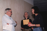 Three Guests Chat at 2000 Fall Florida Ornithological Society Meeting in Tallahassee by Florida Ornithological Society
