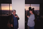 Marie Slaney Smiles at Camera While Chatting with Another Guest at 2000 Fall Florida Ornithological Society Meeting in Tallahassee by Florida Ornithological Society