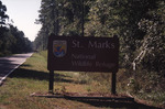 Sign Marks Entrance to St. Marks National Wildlife Refuge in Saint Marks, Florida by Florida Ornithological Society