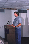 Dave Breininger Stands Behind Podium at Florida Ornithological Society Meeting in Titusville by Florida Ornithological Society