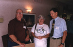 Ed and Marie Slaney Smile with Dr. Ross Hinkle at Florida Ornithological Society Meeting by Florida Ornithological Society