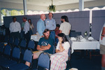 Ted Below, Peter Merritt, and Eugene Stoccardo Stand Chatting in Fort Pierce by Florida Ornithological Society