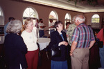 Guests Mingle in Event Hall at Florida Ornithological Society Meeting in Fort Pierce by Florida Ornithological Society
