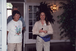 Victoria Merritt Smiles at Banquet Hall Entrance in Fort Pierce by Florida Ornithological Society