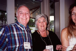 Ed and Marie Slaney Smile with Susan Gosselin for Photo in Fort Myers by Florida Ornithological Society