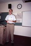 Peter Merritt Speaks at Front of Classroom in Fort Myers by Florida Ornithological Society