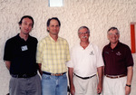 Bruce Peterjohn, Jim Cox, John Fitzpatrick, and Peter Thayer Pose Together in St. Petersburg by Florida Ornithological Society