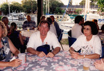 Doug Wassmer and Lillian Saul Chat on Waterside Patio in St. Petersburg by Florida Ornithological Society