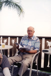 Glen Woolfenden Looks Up While Reading a Book in St. Petersburg by Florida Ornithological Society