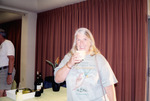 Judy Bryan Smiles Over Mouth of Drink in St. Petersburg by Florida Ornithological Society