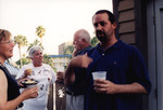 Kathy Doyle and Ed and Marie Slaney Chat Outside in St. Petersburg by Florida Ornithological Society